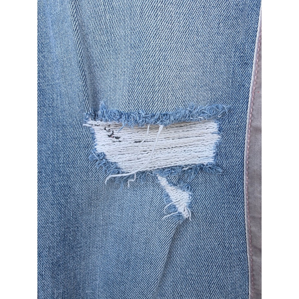 Pilcro and the Letterpress Slim Boyfriend Jeans Side Stripe Distressed 30 Stripe - Picture 6 of 14